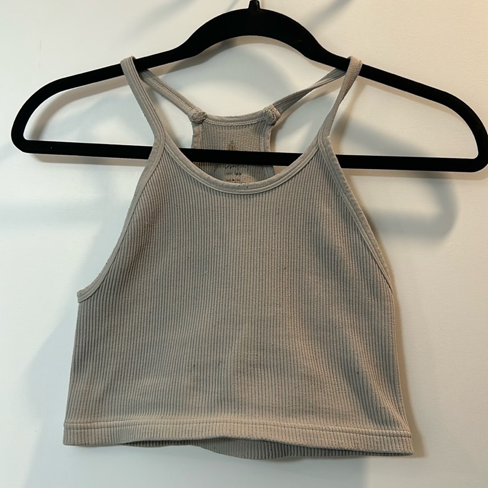 Free People Movement ribbed crop tank
